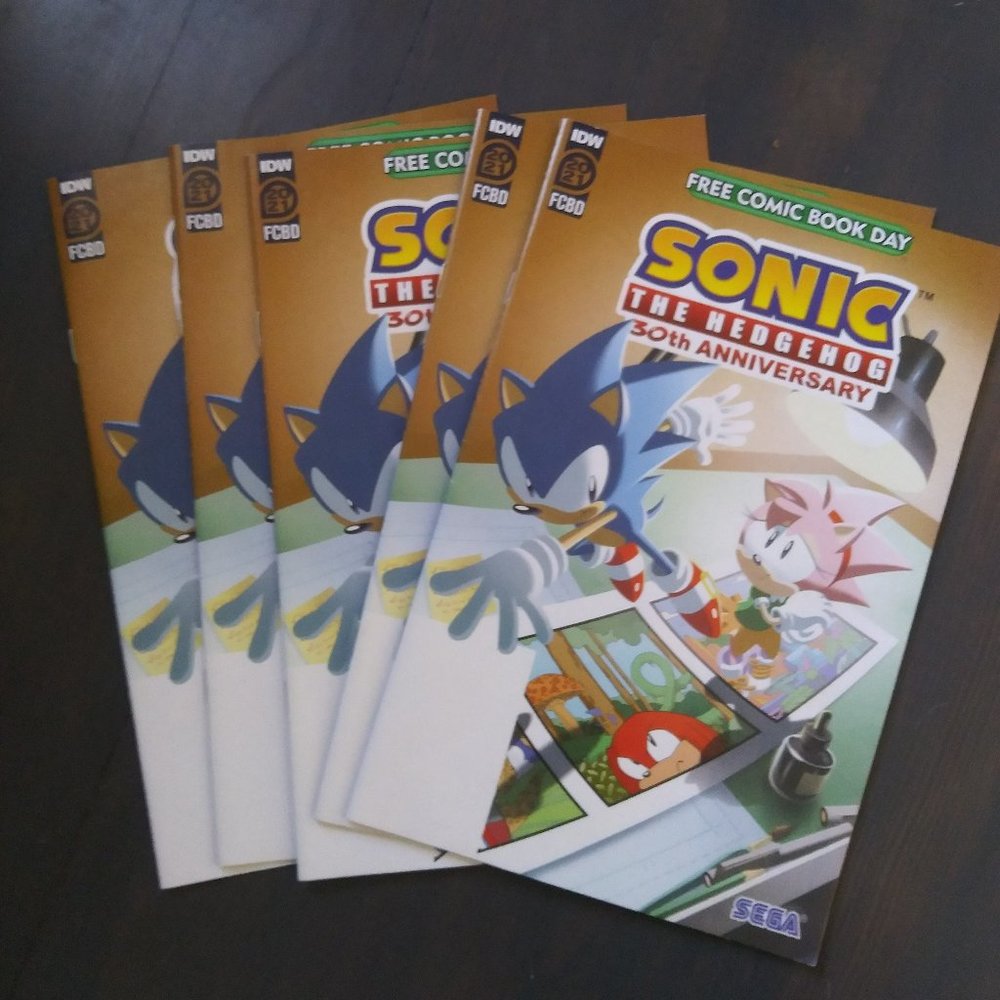 5 Sonic the hedgehog free comic book day comic